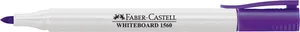 Marker do tablicy Whiteboard Marker Slim, fioletowy Faber Castell 156037